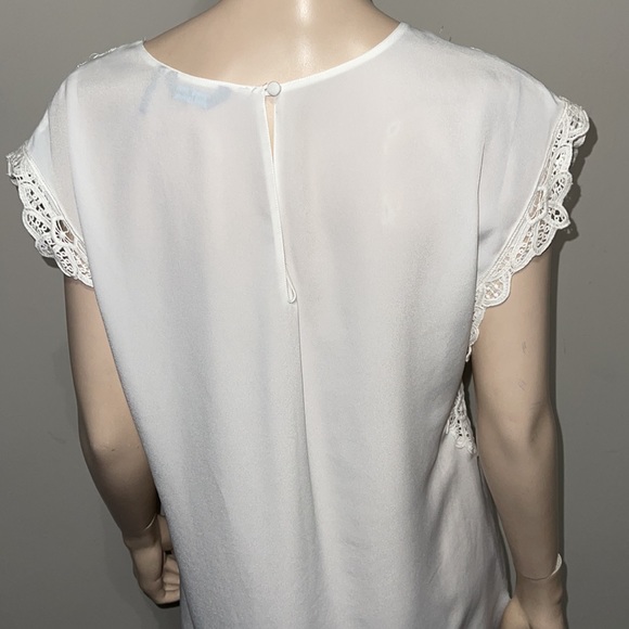 Guess by Marciano Embroidered White Tunic L - Picture 7 of 13